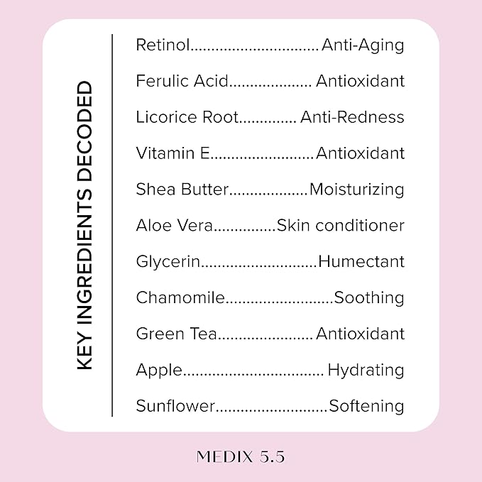 MEDIX Fragrance Free Retinol Body Lotion Crepey Skin Care Treatment | Firming Body & Face Moisturizer | Anti Aging Retinol Cream For Face Targets Look Of Crepe Skin & Wrinkles, 2-Pack