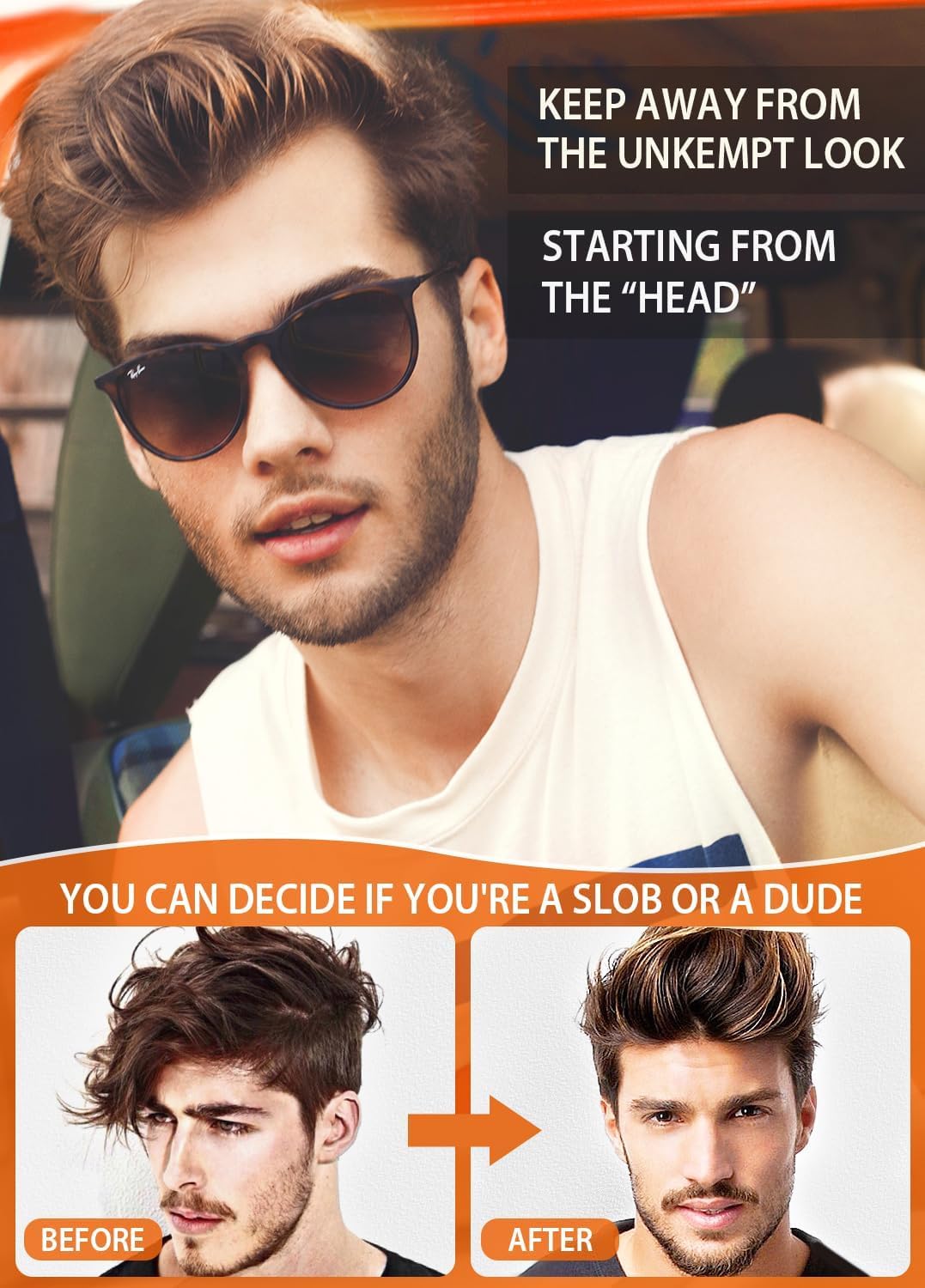 Samnyte Hair Clay, 4.2oz - Natural Hair Wax for Men with Strong Hold, Matte Texture, and Premium Scent - Hair Paste for Men for Textured, Messy and Relaxed Multiple Hairstyles