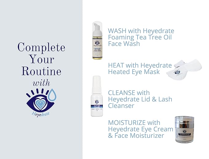 Foaming Tea Tree Face Wash and Eyelid Cleanser for Women - Made With Organic Ingredients & Aloe Vera (3 Pack (1.7 Ounces))