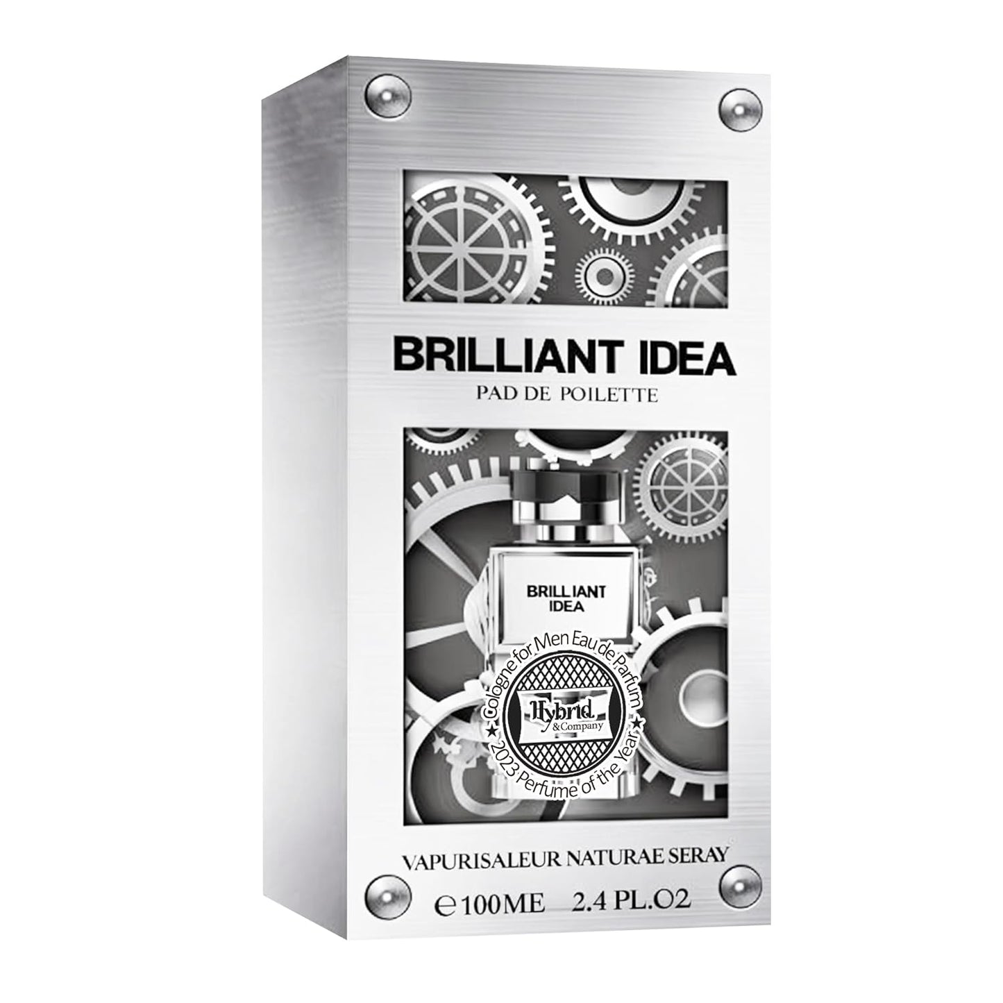 Hybrid & Company Brillian Idea For Men Pour Homme Eau De Toilette Natural Spray 3.4FL.OZ
