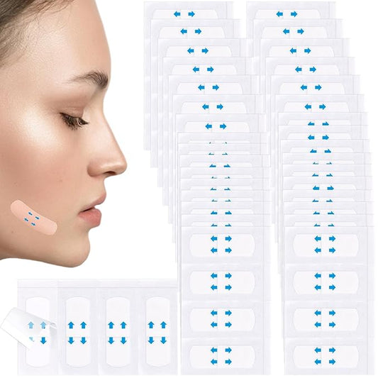 132 Pcs Face Tape Lifting Invisible, Neck Lift Tape, Instant Face Lift, Facelift Tape for Face Invisible, Lifting Loose Sagging Skin, Neck