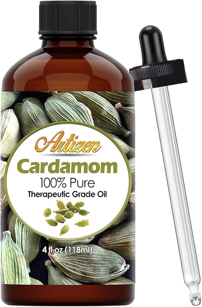 Artizen 4oz Oils - Cardamom Essential Oil - 4 Fluid Ounces