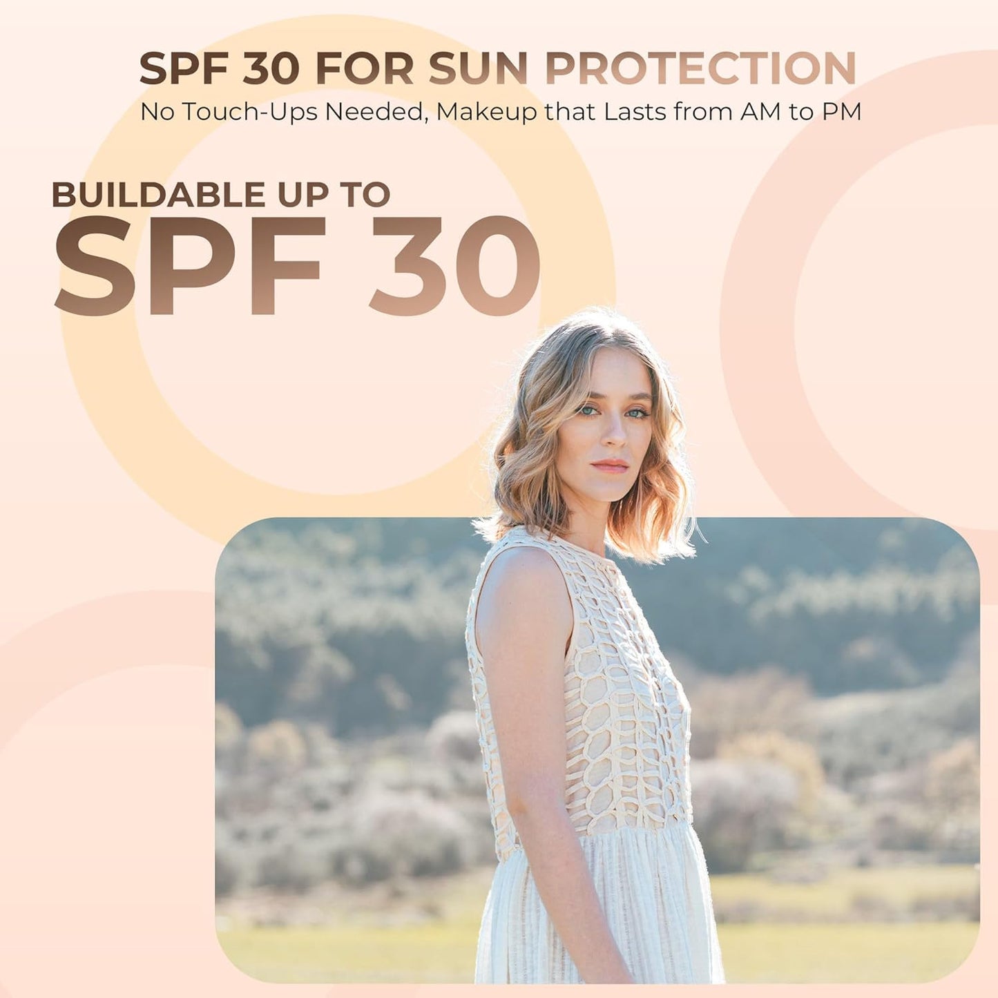 Light Shade Foundation (30g Full Size Sifter Jar) Matte Mineral Makeup Loose Powder Foundation – Full Coverage, Natural Finish, Noncomedogenic, SPF 30