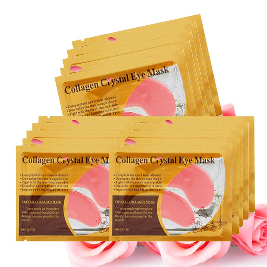 Under Eye Patches, 30PCS Pink Eye Mask, Eye Gel Pads With Collagen Treatment for Reducing Dark Circles, Lighten Wrinkles Anti-Aging Moisturizing, Fine Lines Eye Bags Puffiness Women Men