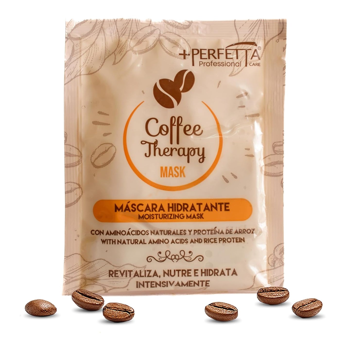 Hydrating Hair Mask - Coffee Therapy Deep Conditioning Hair Repair Treatment with Rice Protein, Natural Amino Acids & Caffeine | Restores Softness & Strength for Dry and Damaged Hair