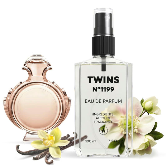 TWINS Impression of Olympe | Perfume for Women Eau de Parfum | No.1199 | 3.4 Fl Oz / 100 ml