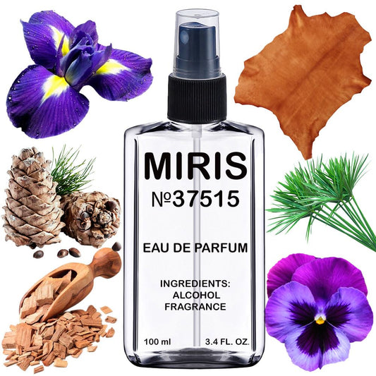 MIRIS No. 37515, Inspired by Santal, Long-Lasting Unisex Eau de Parfum for Women & Men, Spray 3.4 Fl Oz / 100 ml