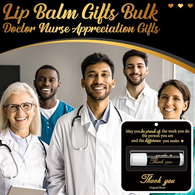 30 Pack Teacher Appreciation Gifts Bulk Lip Balms Employee Staff Team Thank You Gifts Nurse Volunteers Pastor Appreciation Presents for Women Men Coworkers You're the Balm(Black Gold)