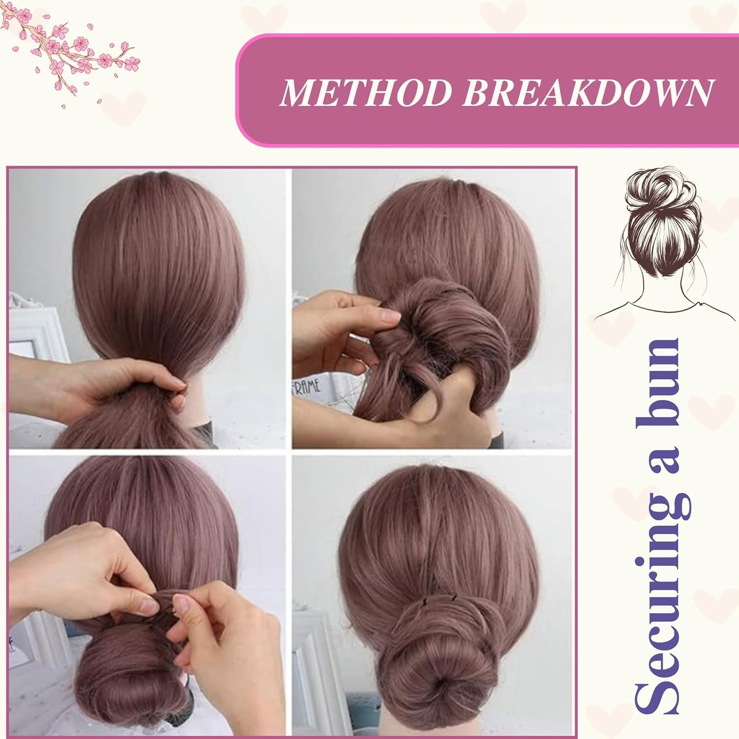 Set of 100 premium U-shaped hair pins, measuring 6cm/2.4 inches, perfect for women, girls, and hairdressers. with a clear storage box and is suitable for all hair types(Black) (100 Pins)