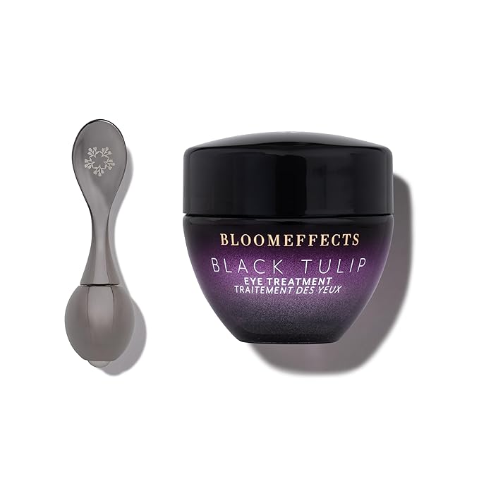 Bloomeffects - Natural Black Tulip Eye Treatment Cream | Clean, Non-Toxic Skincare (.5oz | 15mL)