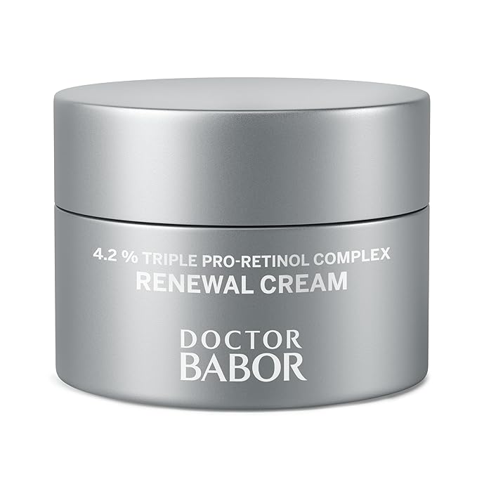BABOR DOCTOR Renewal Cream | Regenerating anti-aging and anti-pigmentation face cream with pro-retinol complex | For radiant, rejuvenated skin | Refines the complexion | Vegan | 50ml