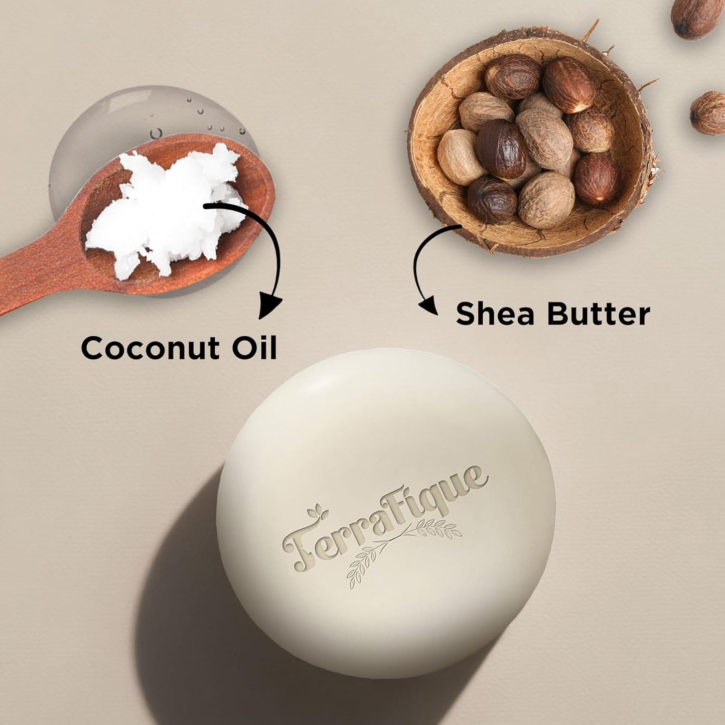 Castor Oil Shampoo Bar - No Added Fragrance - Solid Shampoo for Thinning Hair - Men and Women - 3.5 Oz - Pack of 2