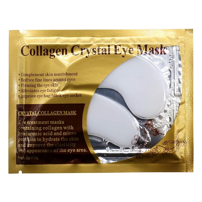 Jakuva Under Eye Patches 30PCS Pairs Collagen Eye Masks Eye Patches for Dark Circles and Puffy Eyes, Reduce Wrinkles, Gel Eye Mask Skincare for Moisturizing, Eye Bags Treatment, White