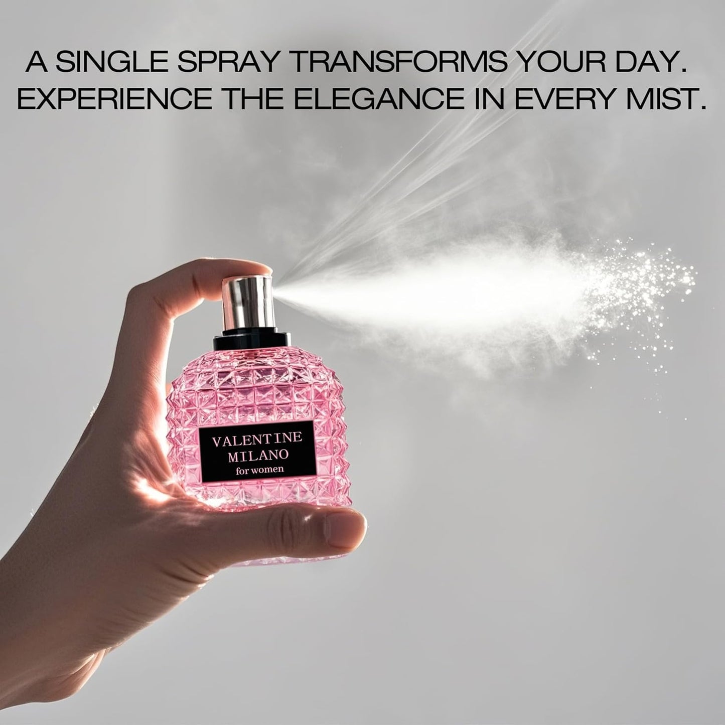 Women's Perfume Combo Set Milano Women&Lavibella Rose Floral Fruity Fragrance Eau De Parfum Elegant 100ml Bottle Natural Spray Each for Daily Used