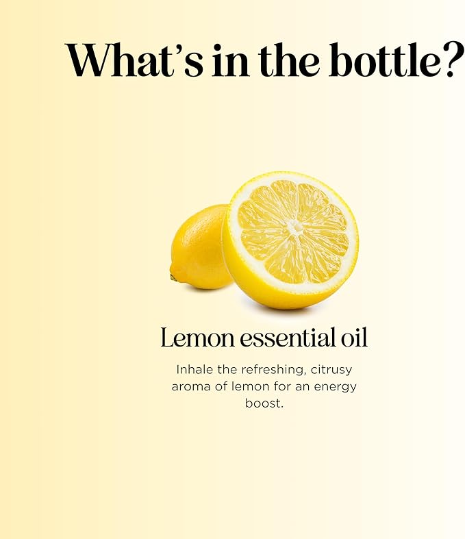 Pure Lemon Essential Oil - Invigorating Lemon Oil for Diffuser Aromatherapy Cleaning & Beauty DIYs for Hair Skin & Nails - Premium Grade Vegan Non-GMO in Glass Bottle for Aromatherapy & Wellness