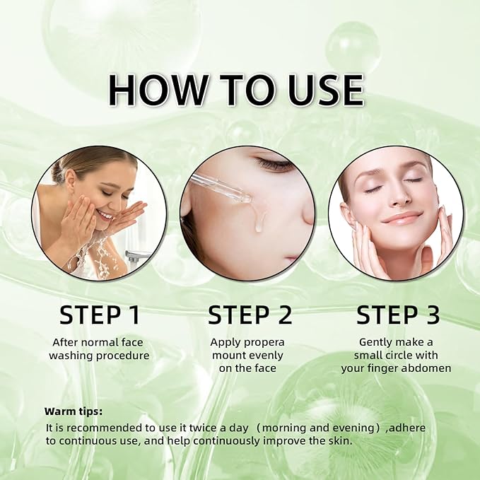 2 Pcs Anti-Wrinkle Serum，Face Moisturizing Serum，Reduces Wrinkles, Firms Skin, Deeply,Moisturizes and Nourishes Skin，1.01 FL OZ Each（2 pcs）