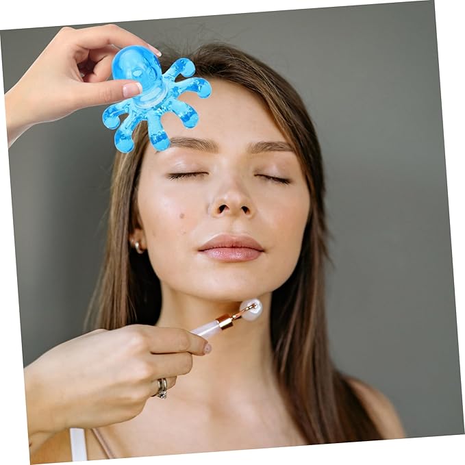 6 Pcs Ultra Scalp Massager - Octopus Head Massage Tool - Handheld Massager for Hair & Scalp - Portable, Elderly-Friendly