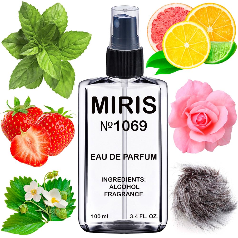 MIRIS No. 1069, Inspired by Roses Elixir, Long-Lasting Eau de Parfum for Women, Spray 3.4 Fl Oz / 100 ml