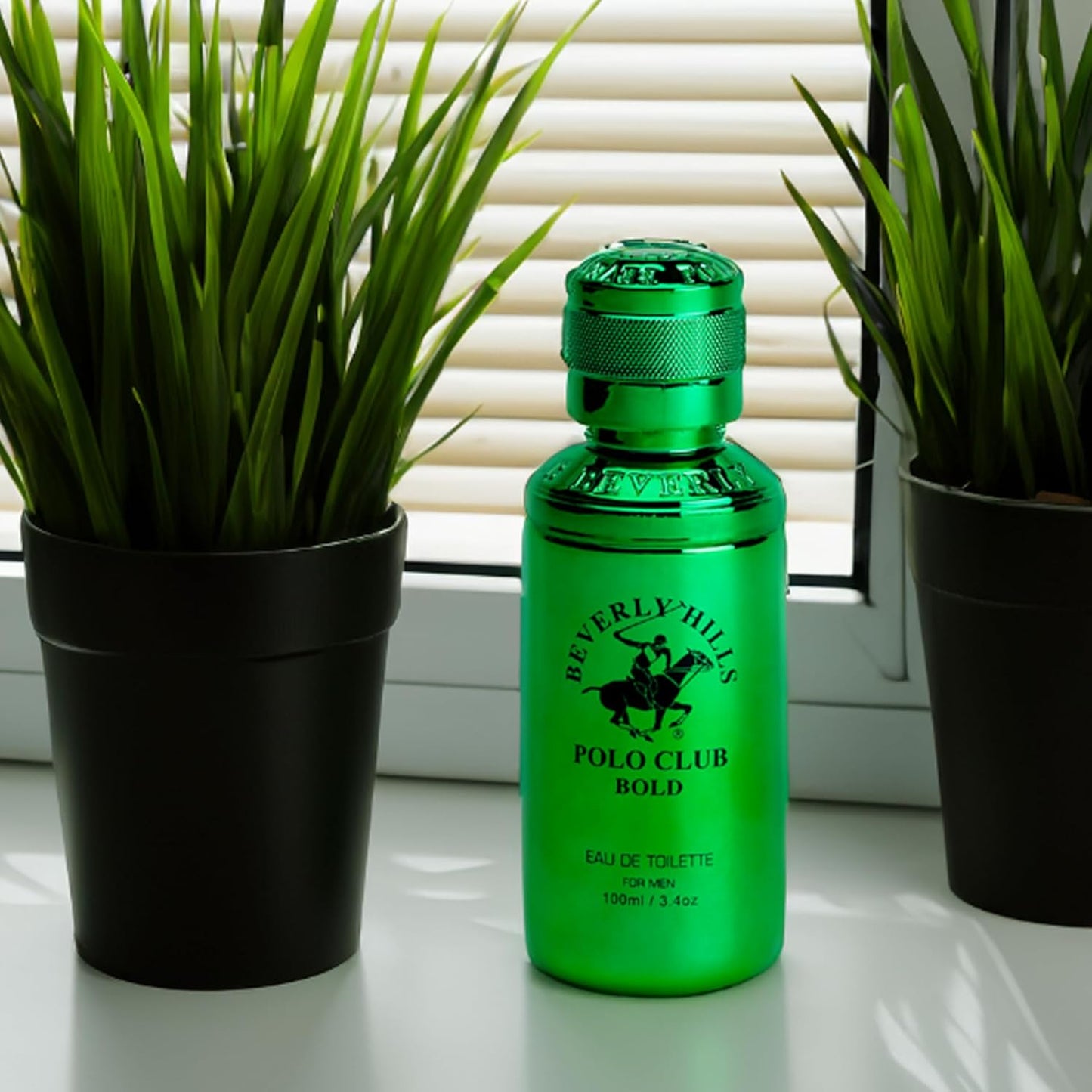 Beverly Hills Polo Club BOLD Men's Eau De Toilette Cologne Bonus Pack | Designer Fragrance Set for Him | 3.4oz Full Size + 0.5oz Travel Spray