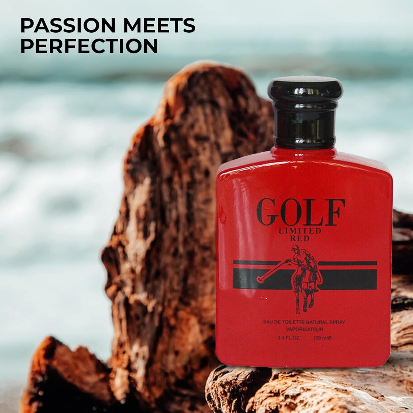 Men's Cologne Golf Set Wonderful Multi Scent Eau de Toilette Natural Spray Men's Perfume For all Day Used 100ML Each Bottle(4 PCS)