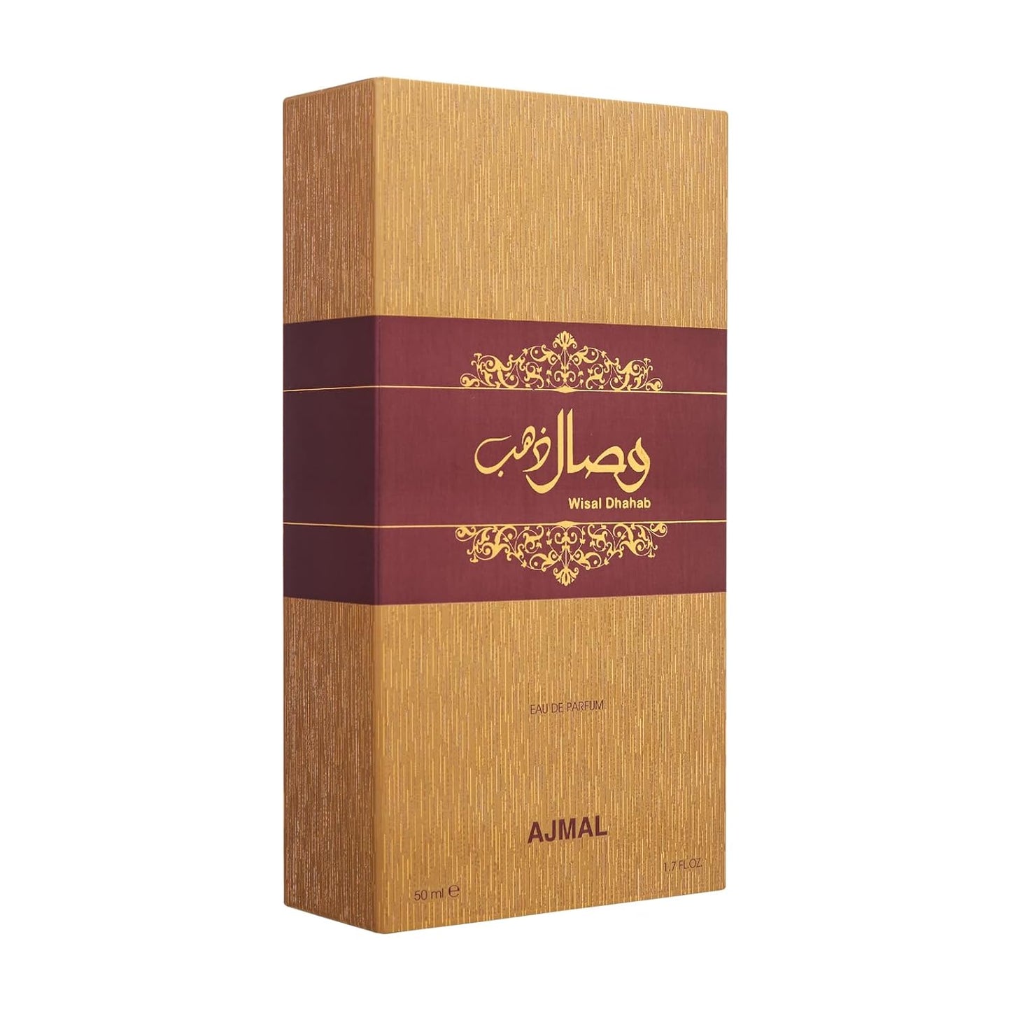 Ajmal Wisal Dhahab Honey Oud Eau de Parfum for Men & Women – 1.7 fl oz | Premium Long Lasting Scent Woody Amber Men Perfume with Honey Oud & Musk | Luxury Arabic Fragrance from Dubai