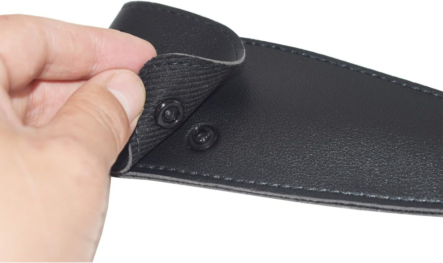 Professional Hair Cutting Scissors Sharp Blades Hair Shears/Barber Scissors/Mustache Scissors Stainless Steel Hair Scissors 7" 6.5" 6" Haircut/Hairdresser For Kids, Men (Medium leather sheath)