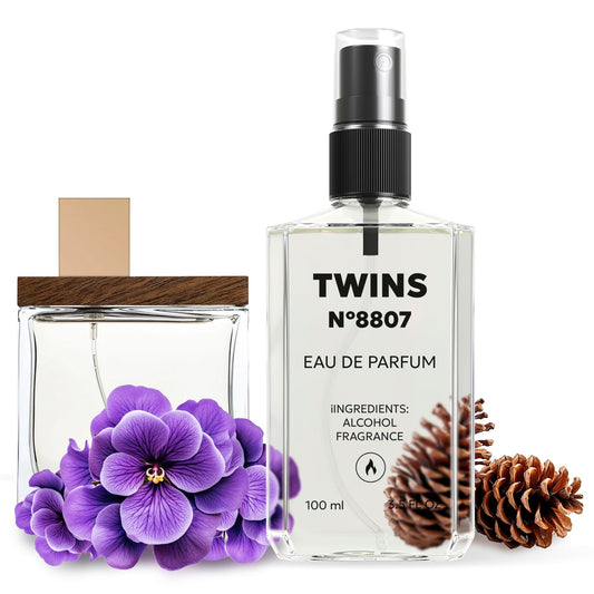 TWINS Impression of She Wood | Perfume for Women Eau de Parfum | No.8807 | 3.4 Fl Oz / 100 ml