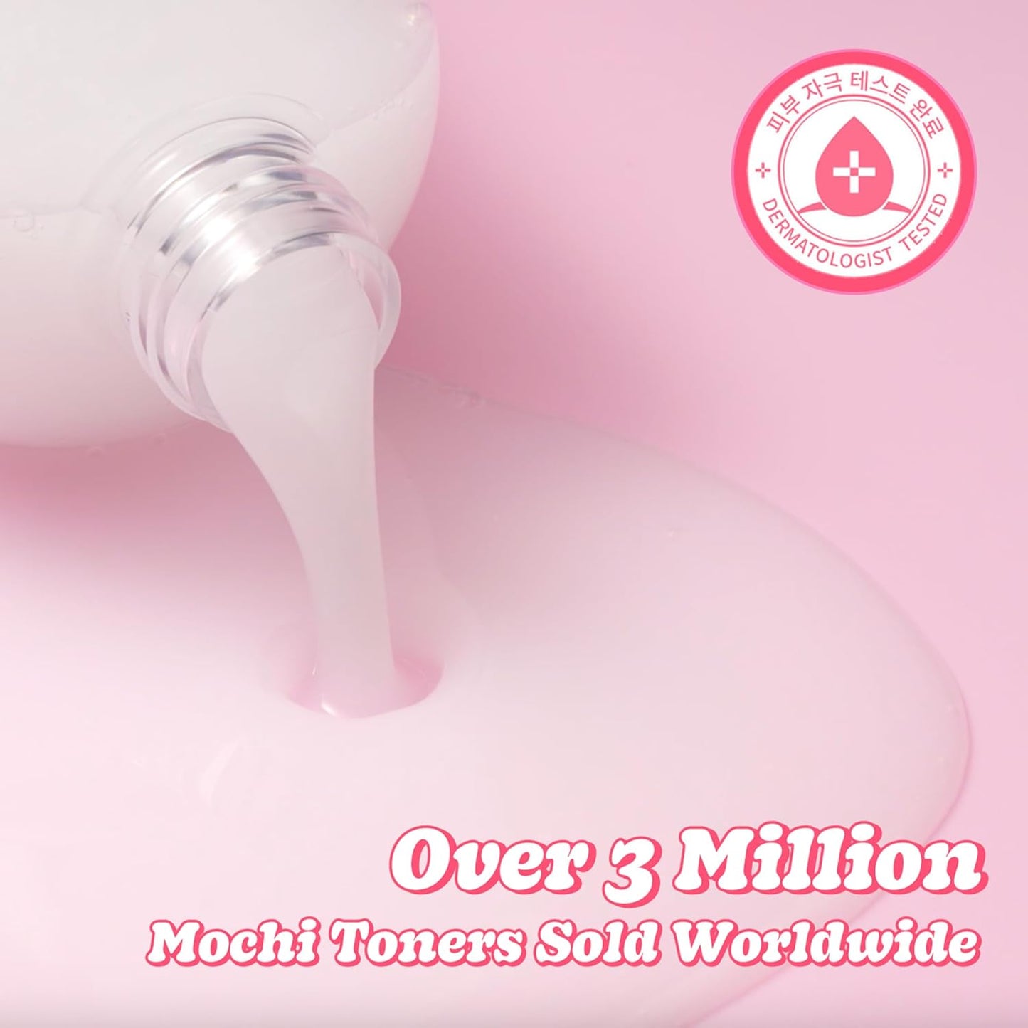 TONYMOLY Mochi Milky Toner Set – Hydrating Korean Toner with Ceramide, Cica, Panthenol & Hyaluronic Acid – Strengthens Skin Barrier, Soothes & Moisturizes – 500ml + 100ml Travel Size Duo