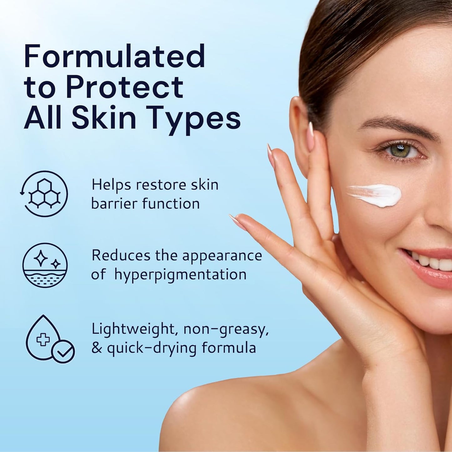 Roskin Mineral Matte Face Sunscreen - Invisible Facial Sunscreens with Non Nano Zinc Oxide - Facial Sunblock with SPF 33 Broad-Spectrum & Blue Light Protection - Face Sunscreen Moisturizer (1.7 Fl Oz)