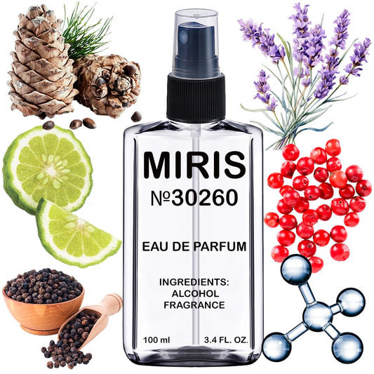MIRIS No. 30260, Inspired by Savag. 2015, Long-Lasting Eau de Parfum for Men, Spray 3.4 Fl Oz / 100 ml