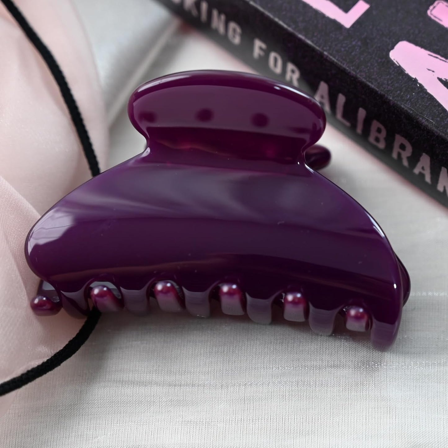 Handmade Celluloid Acetate French Design Barrettes Tortoise Shell Claws Hair Claw Luxury Fashion Accessories Hair Clip for Women (patriarch)