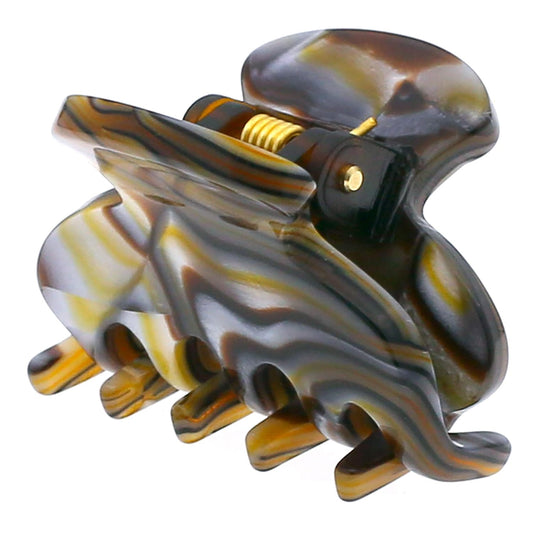 Camila Paris CP3067 French Hair Clip for Women, Handmade, Onyx, Small, Girls Hair Claw Clips Jaw, Durable Styling Hair Accessories for Women, Strong Hold No Slip Grip, Made in France