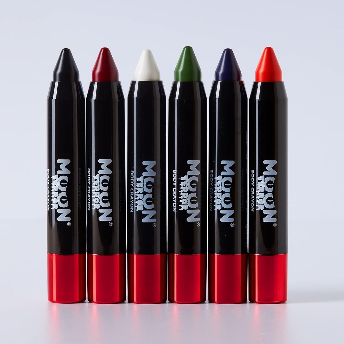 Halloween Face Paint Stick Body Crayon by Moon Terror, SFX Make up - Midnight Black - Special Effects Make up - 0.12oz