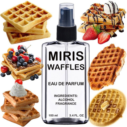 MIRIS Waffles, Long-Lasting Unisex Eau de Parfum for Women & Men, Spray 3.4 Fl Oz / 100 ml