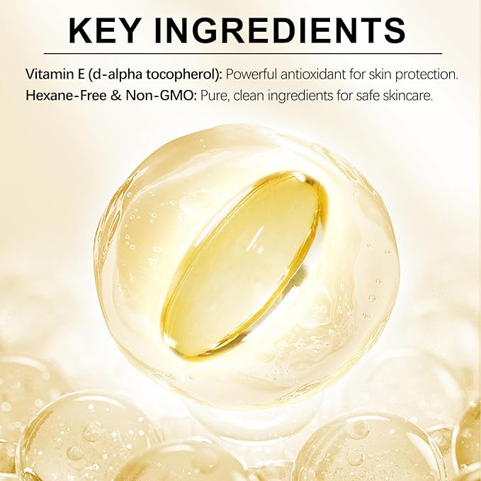 Vitamin E Oil for Skin Face Scars and Hair, Natural Vitamin E Oil Blend 75,000 IU, Body Bath Moisturizing Dry Skin and Winkles -2Fl Oz(2PCS)