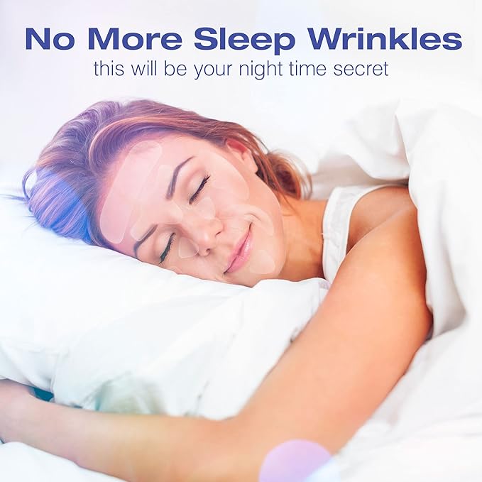 2-pack Forehead Wrinkle Patches, Wrinkle Patches for Face Overnight, 160 PCs Face Tape for Wrinkles, Facial Wrinkle Remover Strips, Anti Wrinkle Patches to Smooth Eye, Mouth, Forehead