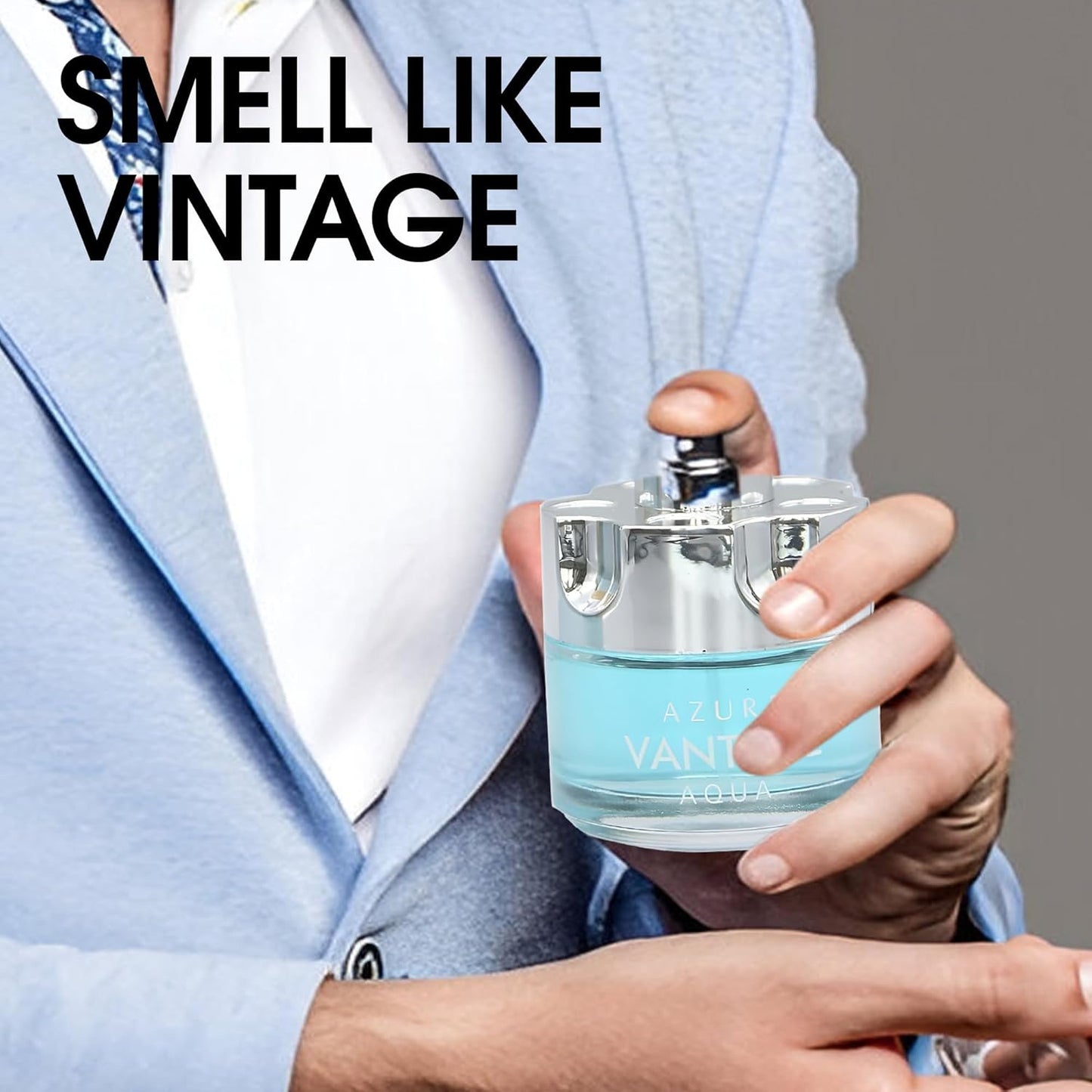 Azure Aqua Men Perfume Cologne for Men Natural Spray Masculine Scent Wonderful Fragrance Gift Eau De Parfum for Daily Use 3.4 Fluid Ounce