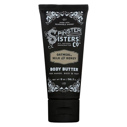 Co. All-Natural Handcrafted Body Butter, Oatmeal Milk & Honey, 2 Ounce (Pack of 6)