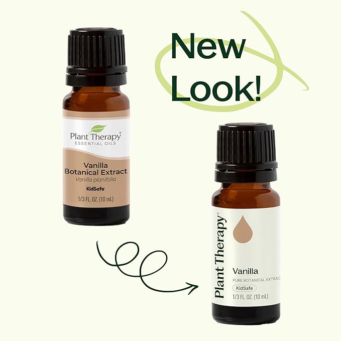 Plant Therapy Vanilla Extract 10 mL (1/3 oz) 100% Pure, Undiluted, Therapeutic Grade