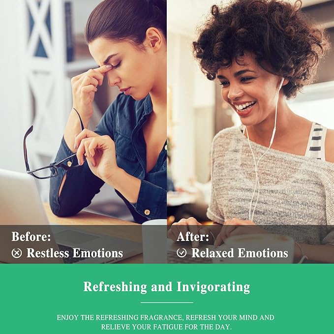 Peppermint Essential Oil, MAYJAM Peppermint Oil for Diffusers for Home, 30ML Pure Essential Oils for Humidifiers or DIY Bath Bomb for Home-1.01FL.OZ