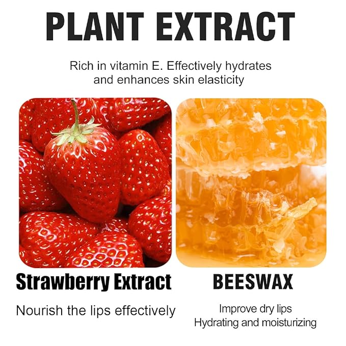 Lip Balm Honey Lip Mask, Hydrating Propolis Lip Sleeping Mask, Moisturizing & Prevention Dry and Cracked Lip Scrubs Exfoliator, Lip Repair Nourishes the Lip Skin