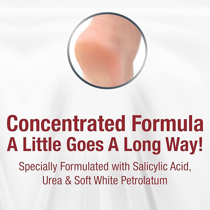 Kerasal Nighttime Intensive Foot Repair, Skin Healing Ointment for Cracked Heels and Dry Feet, 1 oz