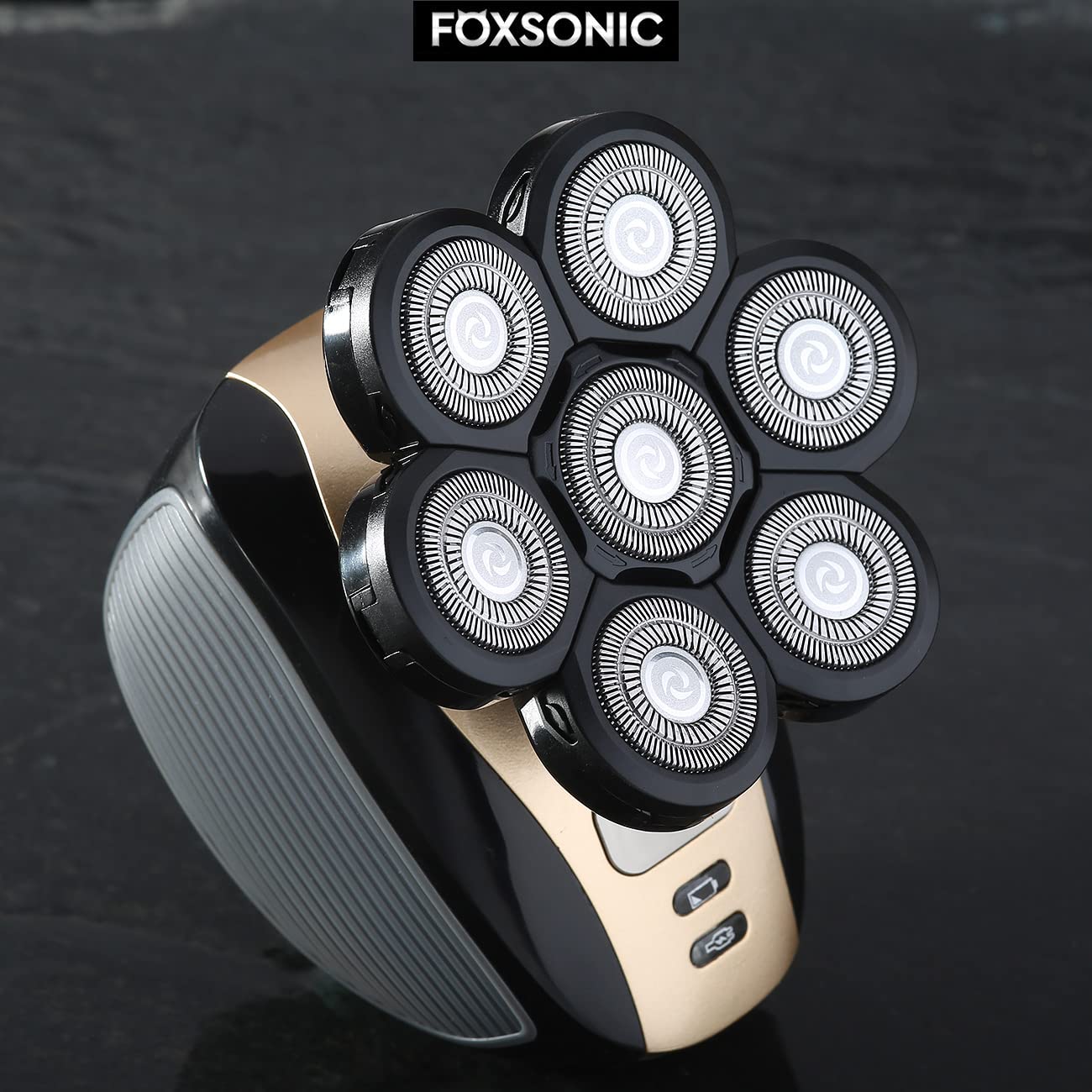 7 Blades Compatible with Wyklaus SHPAVVER shaver Head Shaver Replacement Heads 7 Heads for Many Main Brands Electric Shaver Razor Bald Men Head Shaver Blades