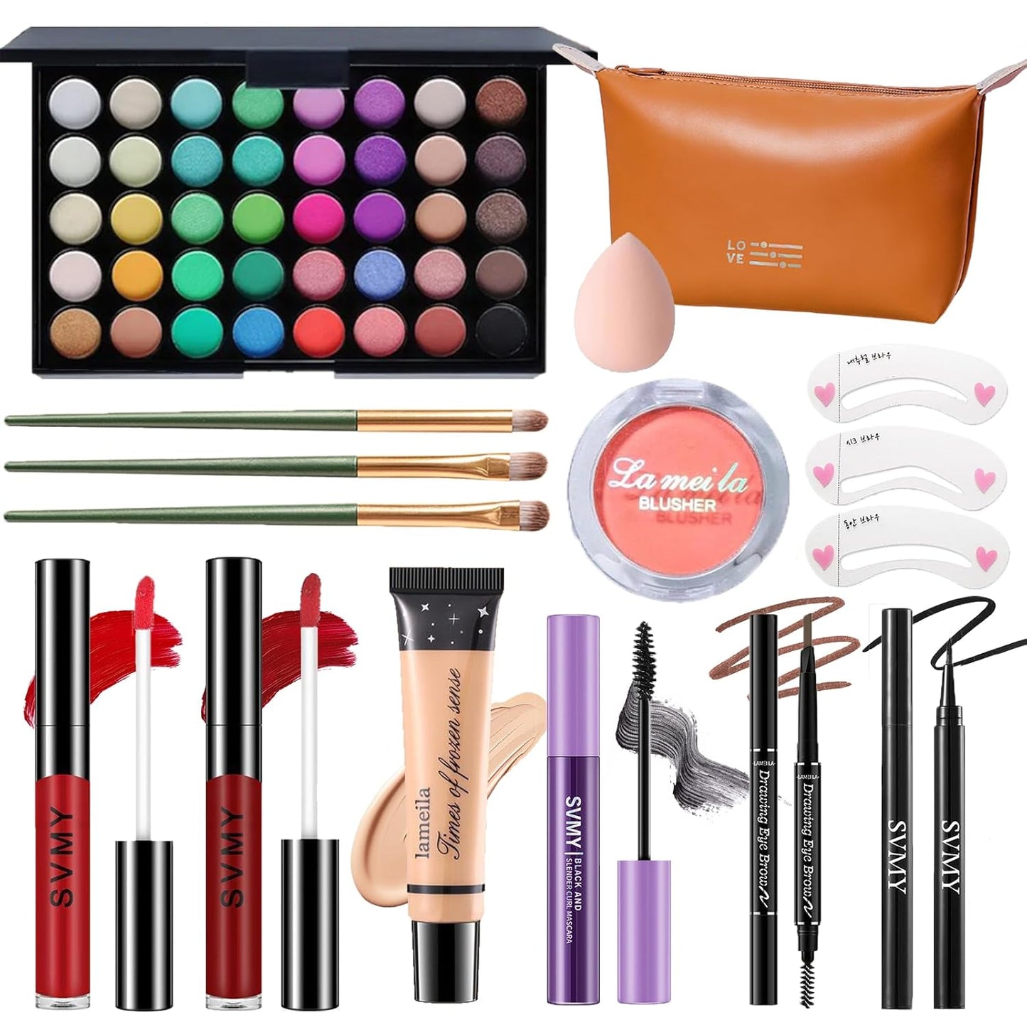 Makeup Set for Women, Makeup Full Kit for Beginners & Professionals, Travel Make up Set for Teens & Adults, Make up Gift Set for Girls, Eyeshadow Palette, Lip Gloss