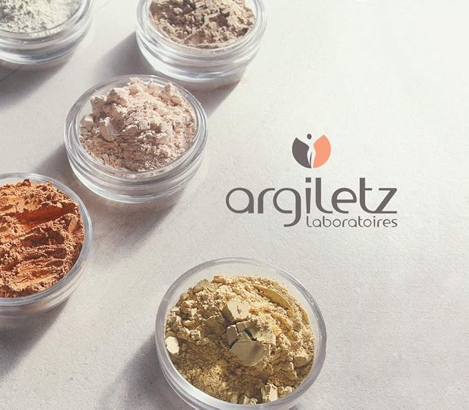 Argiletz red clay face mask for sensitive skin 100g / 3.53 fl.oz. 100% sourced and produced in France. Finest grade of clay.