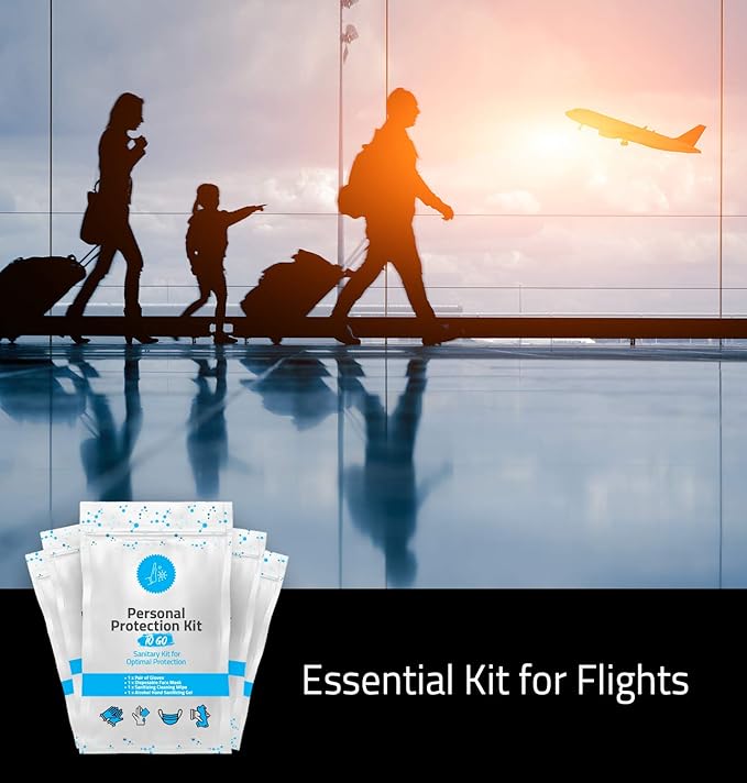 4 Item All-In-One Personal protection Kit - 10 PACK