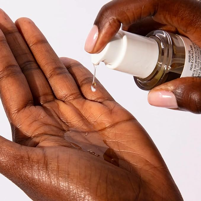 OUAI Hair Oil Travel Size - Hair Heat Protectant Oil for Frizz Control - Adds Shine and Smooths Split Ends - Color Safe Formula - Paraben, Phthalate and Sulfate Free (0.45 oz)