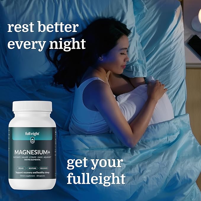 Organic Magnesium Body Butter 4oz & Magnesium+ Complex 60 Capsules Bundle - Quick Ease for Muscle Fatigue- Topical Rub & High Potency Supplement for Ease, Made in USA