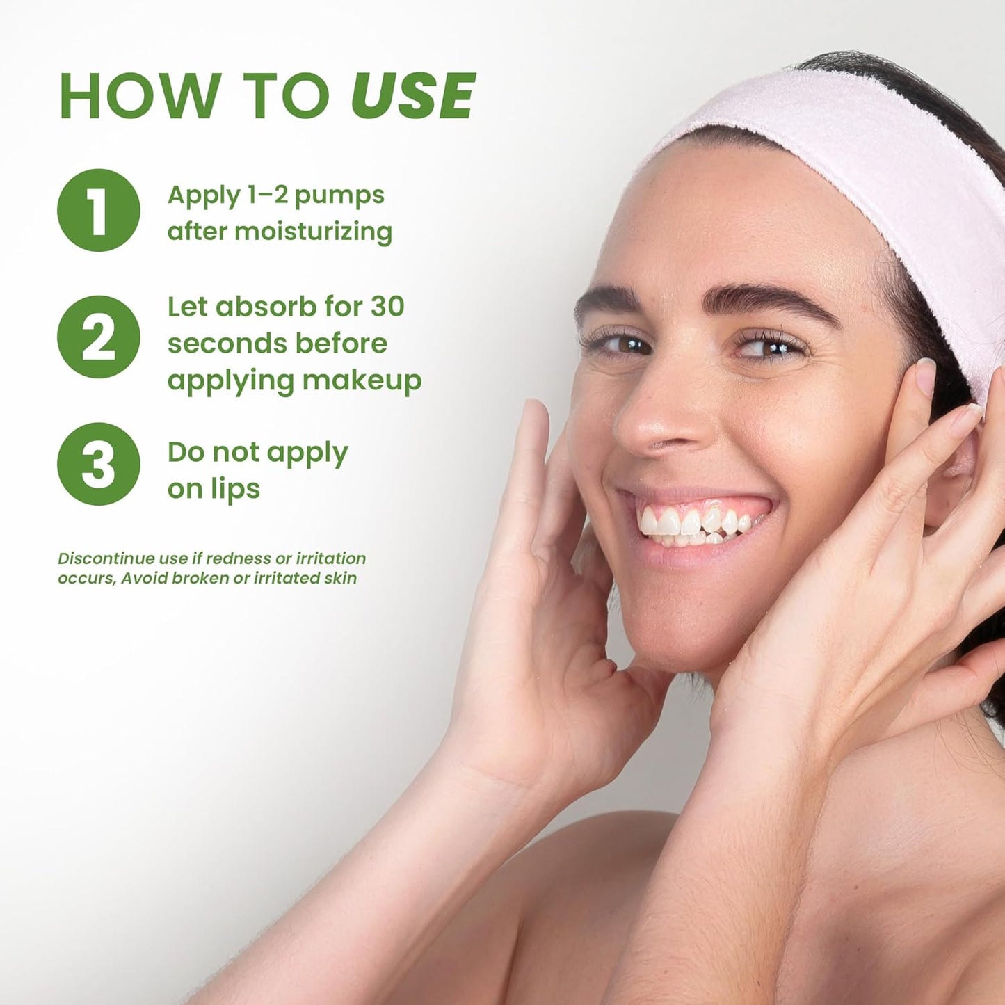 Professional Facial Primer. Hydrating, Pore Minimizing Formula for Flawless Makeup Application. Smooth Face Primer, Suitable for Mature Skin. Wrinkle Filling, Blurring Effect