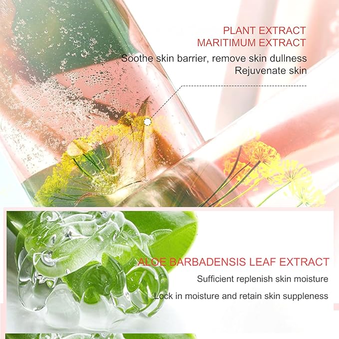 O'KADY 7-Piece Skincare Gift Set with Squalane & Plant Extracts | Hydrating Sensitive Skin Care | Non-Greasy Moisturizing Routine | Day & Night Facial Set for Women